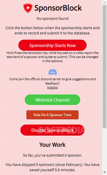 SponsorBlock for YouTube (Chrome) кряк лекарство crack