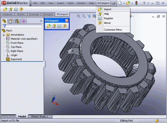 STL Import for SolidWorks кряк лекарство crack