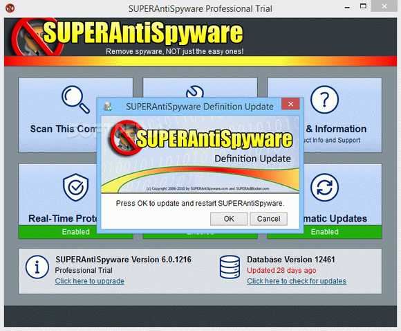 SUPERAntiSpyware Database Definitions Update кряк лекарство crack