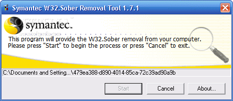 Symantec W32.Sober Removal Tool кряк лекарство crack