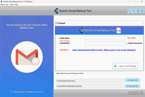 Sysinfo Gmail Backup Tool кряк лекарство crack