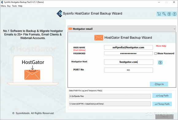 SysInfo HostGator Email Backup Wizard кряк лекарство crack