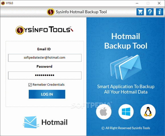 SysInfo Hotmail Backup Tool кряк лекарство crack