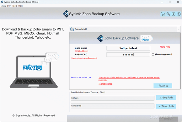 Sysinfo Zoho Backup Software кряк лекарство crack