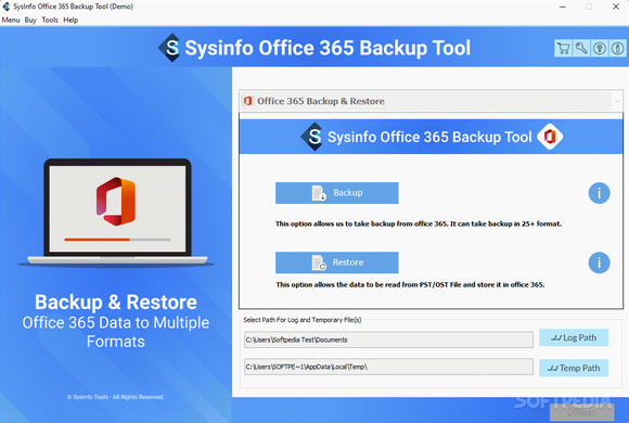 Sysinfo Office 365 Backup Tool кряк лекарство crack