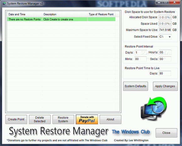 System Restore Manager кряк лекарство crack