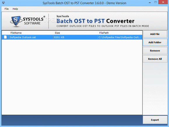 SysTools Batch OST to PST Converter кряк лекарство crack