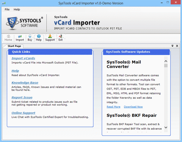 SysTools vCard Importer кряк лекарство crack