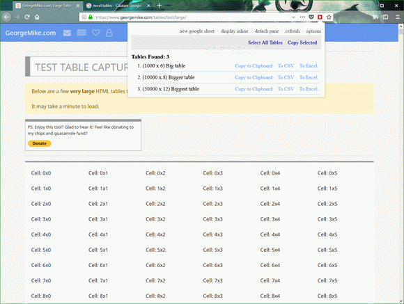 Table to Excel for Firefox кряк лекарство crack