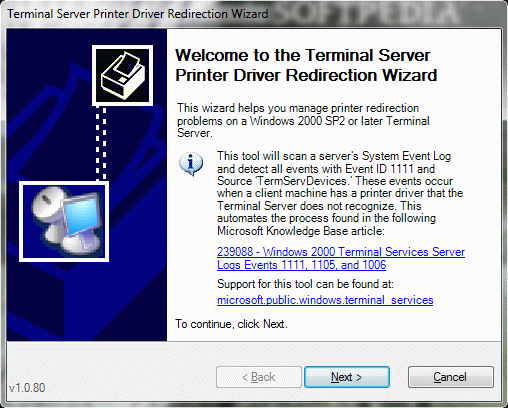Terminal Server Printer Redirection Wizard кряк лекарство crack