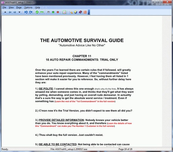 The Automotive Survival Guide кряк лекарство crack