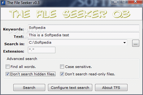 The File Seeker кряк лекарство crack