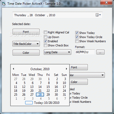 Time Date Picker ActiveX кряк лекарство crack