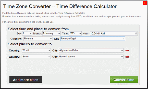 Time Zone Converter - Time Difference Calculator кряк лекарство crack