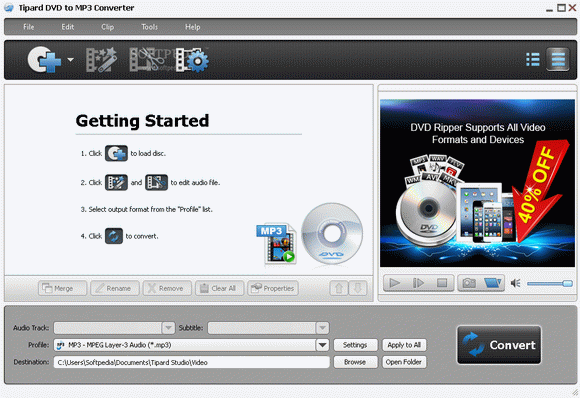 Tipard DVD to MP3 Converter кряк лекарство crack