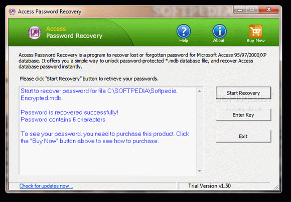 Access Password Recovery кряк лекарство crack