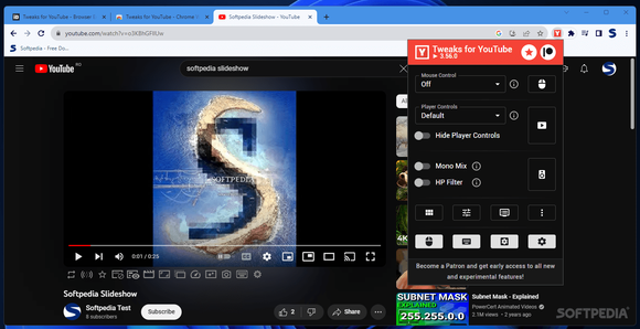 Tweaks for YouTube for Chrome кряк лекарство crack
