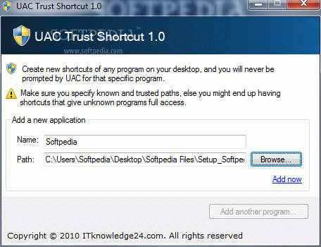 UAC Trust Shortcut кряк лекарство crack
