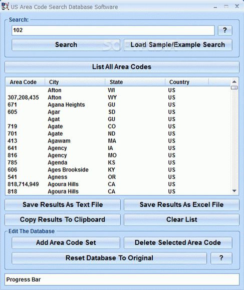 US Area Code Search Database Software кряк лекарство crack