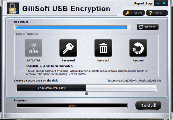 GiliSoft USB Encryption кряк лекарство crack