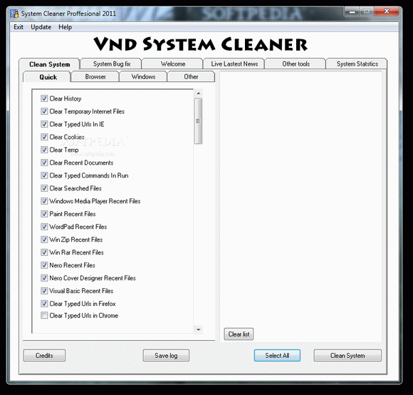 System Cleaner Professional (formerly VND System Cleaner) кряк лекарство crack