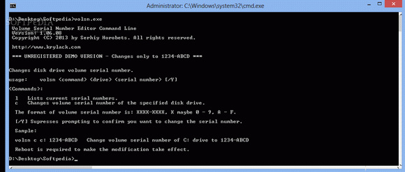 Volume Serial Number Editor Command Line кряк лекарство crack