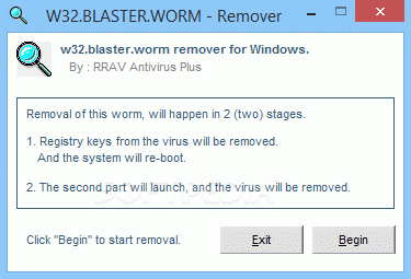 W32.Blaster Worm Remover кряк лекарство crack