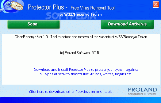 W32/Reconyc Free Virus Removal Tool кряк лекарство crack