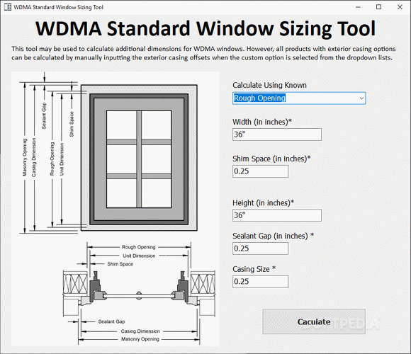 WDMA Standard Window Sizing Tool кряк лекарство crack