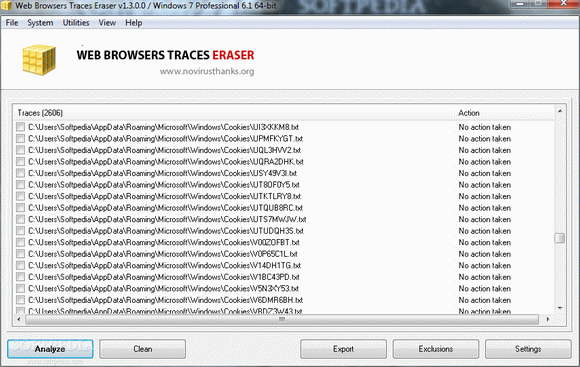 Web Browsers Traces Eraser кряк лекарство crack