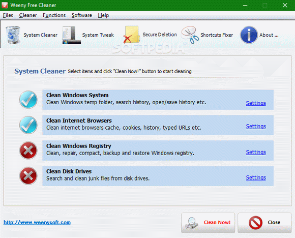 Weeny Free System Cleaner кряк лекарство crack
