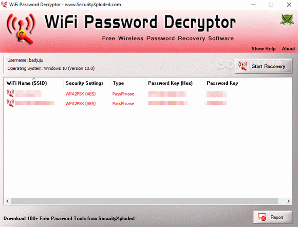 WiFi Password Decryptor кряк лекарство crack