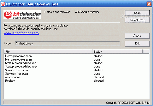 Win32.Auric.A@mm Removal Tool кряк лекарство crack