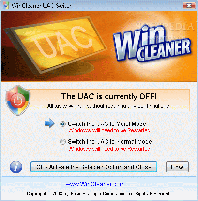 WinCleaner UAC Switch кряк лекарство crack