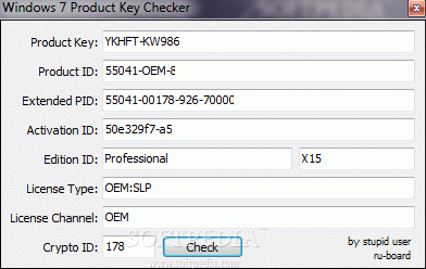 Windows 7 Product Key Checker кряк лекарство crack