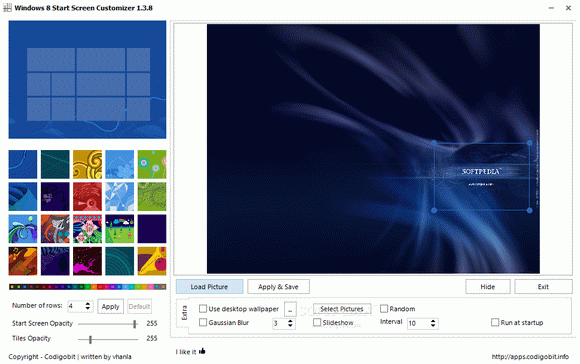 Windows 8 Start Screen Customizer кряк лекарство crack