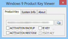Windows 9 Product Key Viewer кряк лекарство crack