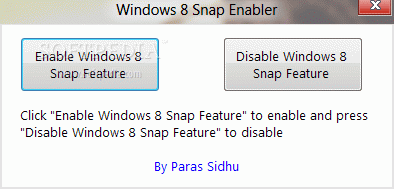 Windows 8 Snap Enabler кряк лекарство crack