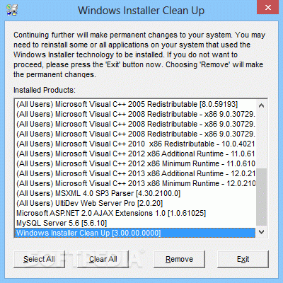 Windows Installer CleanUp Utility кряк лекарство crack