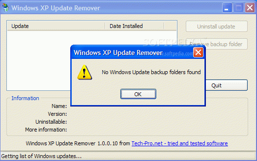Windows XP Update Remover кряк лекарство crack