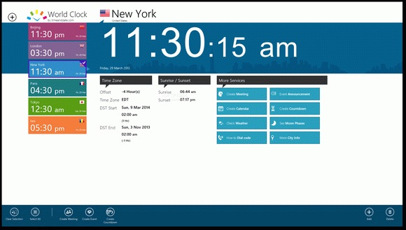 World Clock Time Zones for Windows 8 кряк лекарство crack