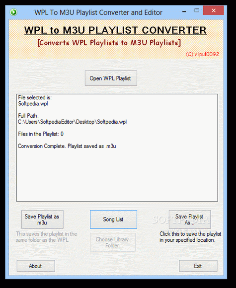 WPL To M3U Playlist Converter and Editor кряк лекарство crack