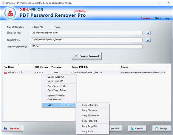 XenArmor PDF Password Remover Pro кряк лекарство crack