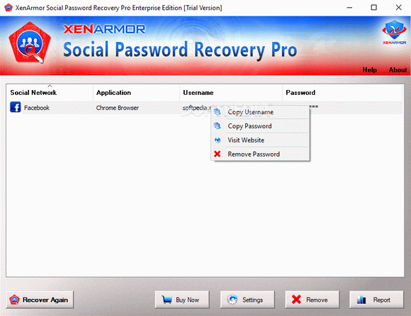 XenArmor Social Password Recovery Pro кряк лекарство crack