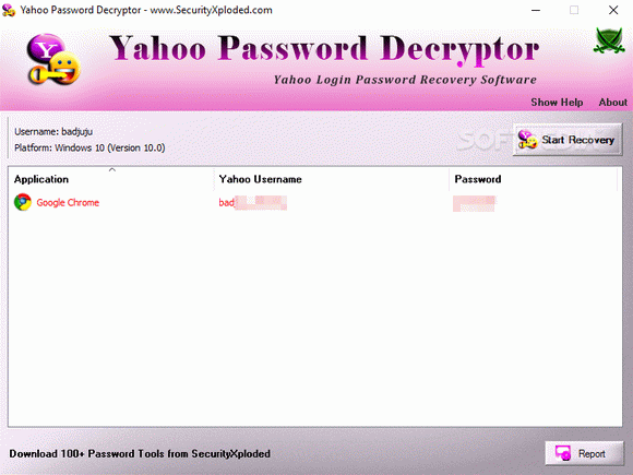 Yahoo Password Decryptor кряк лекарство crack