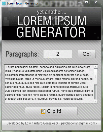 Lorem Ipsum Generator кряк лекарство crack