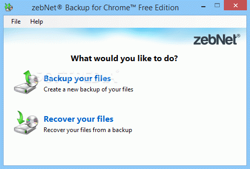 zebNet Backup for Chrome Free Edition кряк лекарство crack