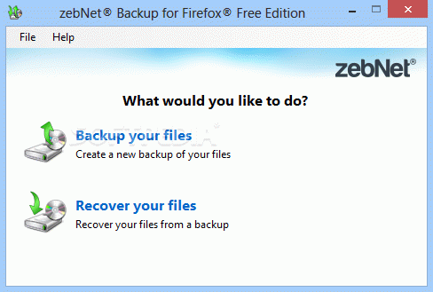 zebNet Backup for Firefox Free Edition кряк лекарство crack