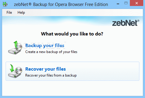 zebNet Backup for Opera Browser Free Edition кряк лекарство crack